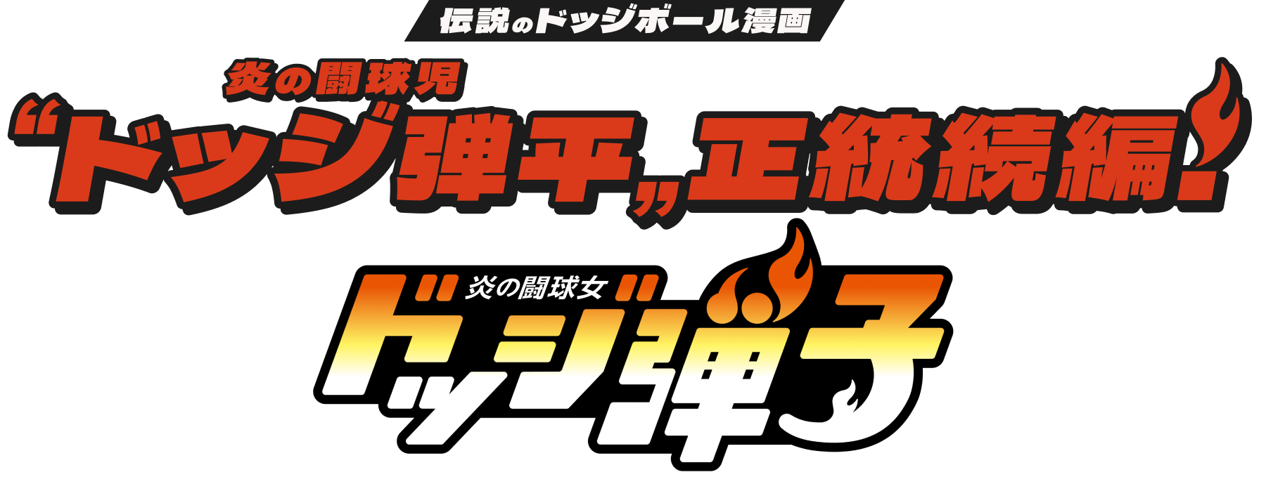 伝説のドッジボールアニメ 炎の闘球児"ドッジ弾平続編!"